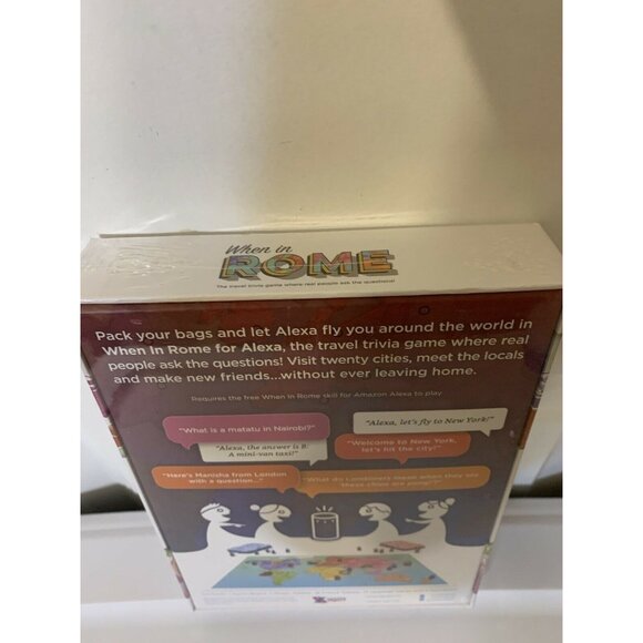 New Voice Originals - When in‎ Rome Travel Trivia Game Powered by Alexa 13+ NWT - Picture 4 of 6